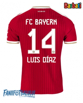 Bayern Munich Luis Diaz #14 Tricou Fotbal Replică 2026-27 Barbati Acasa